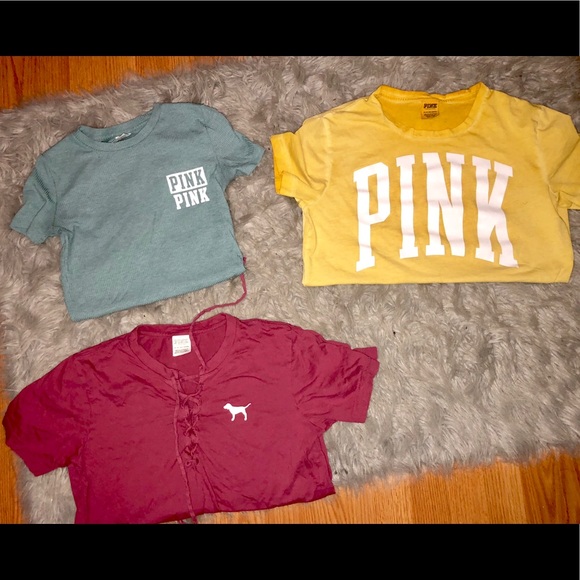 Victoria secret PINK short sleeve tees - Picture 1 of 5